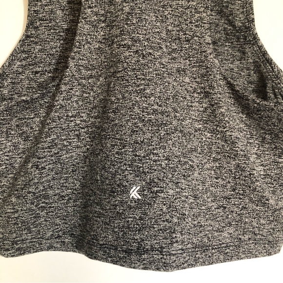 Kyodan Longline High Neck Sports Bra Heather Gray Womens Size S Yoga Activewear - Picture 6 of 8